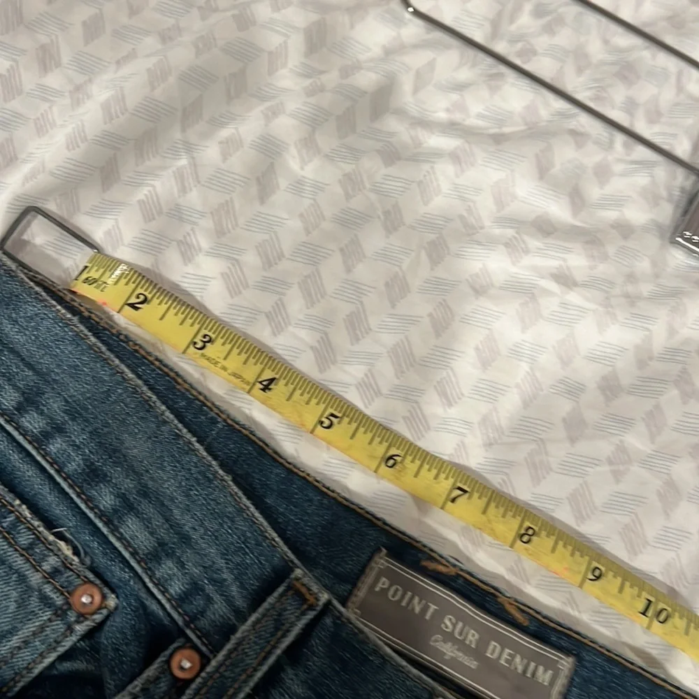 Point Sur Denim - J. Crew- cropped step hem high rise crop jeans